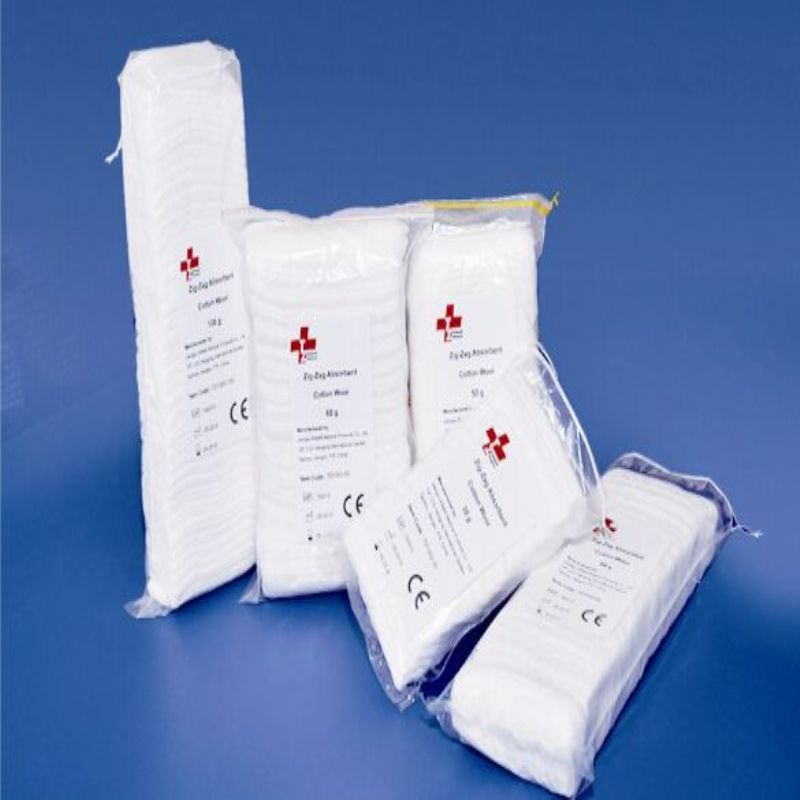 TZ1002 Zig-Zag absorbent cotton wool